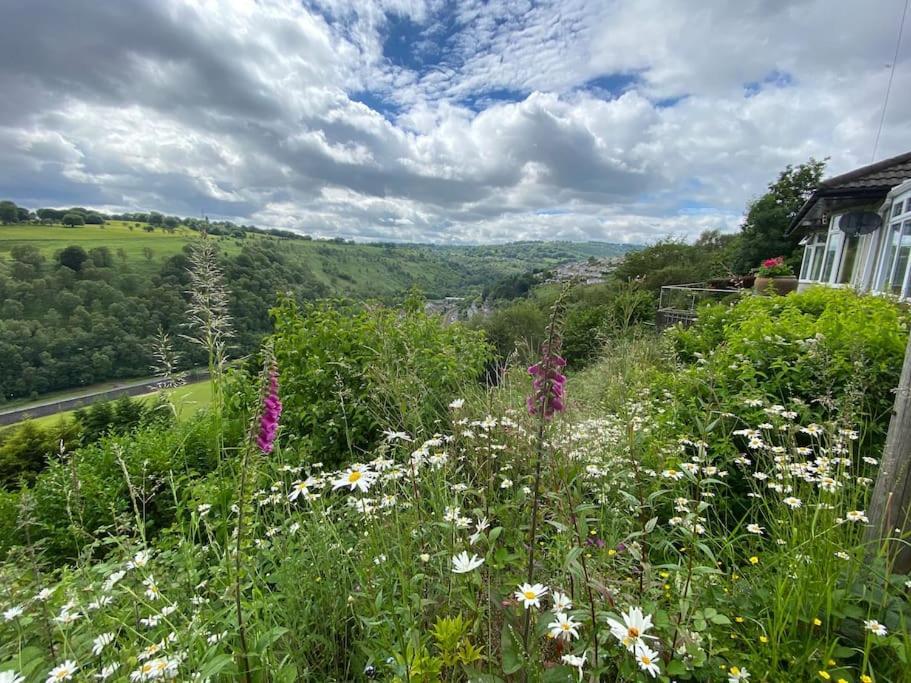 The Crest Hillside Retreat With Hot Tub Villa Abertillery Eksteriør bilde